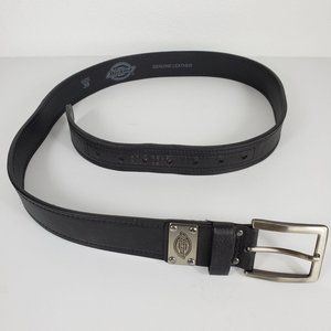 Dickies Black Genuine Leather Belt UNISEX 38
